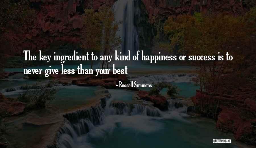 Less Than Your Best Quotes By Russell Simmons