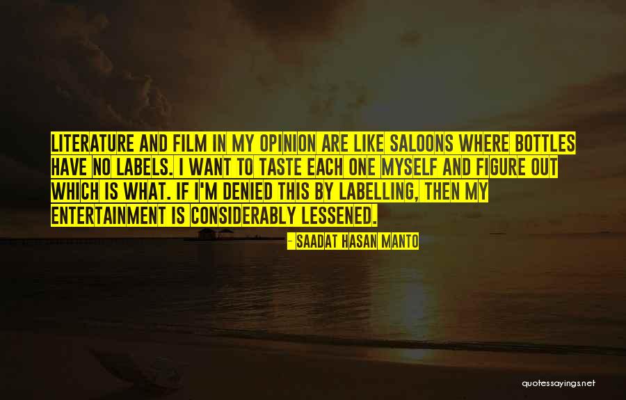 Lessened Taste Quotes By Saadat Hasan Manto Lessened Taste Quotes By Saadat Hasan Manto