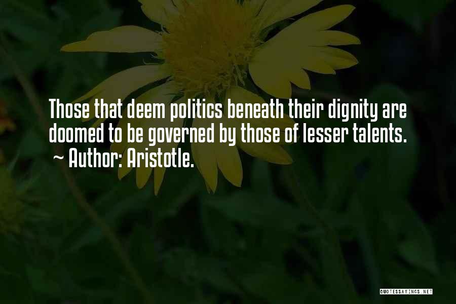 Lesser Quotes By Aristotle.