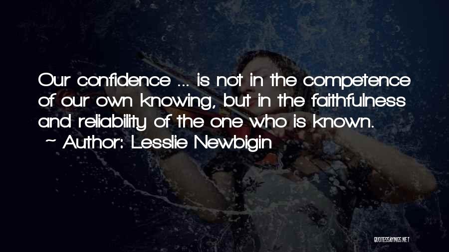 Lesslie Newbigin Quotes 1929907