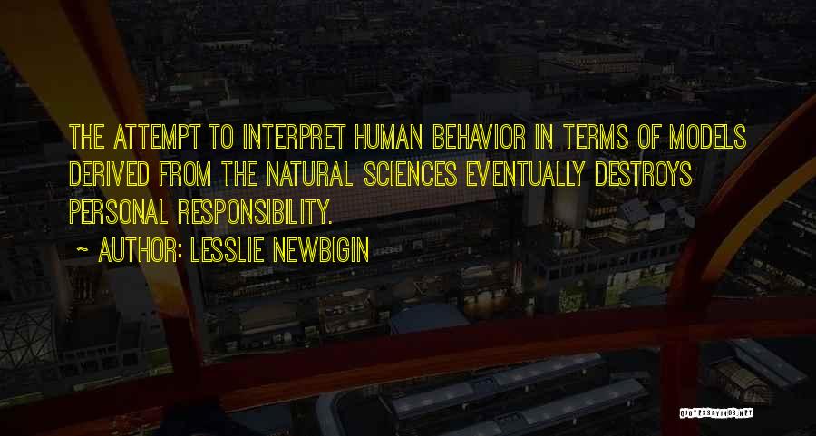 Lesslie Newbigin Quotes 402844