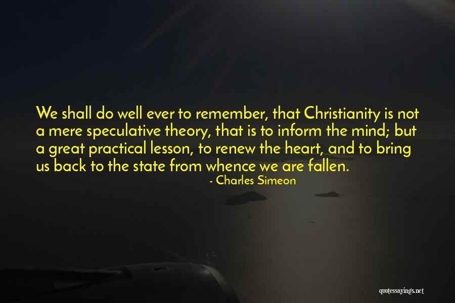Lesson Theory Quotes By Charles Simeon Lesson Theory Quotes By Charles Simeon