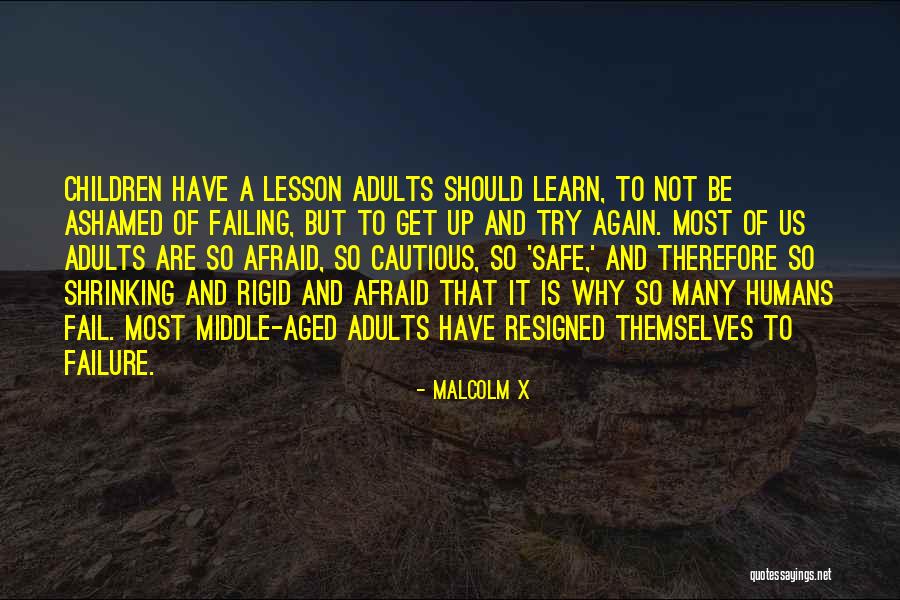 Lesson To Learn Quotes By Malcolm X
