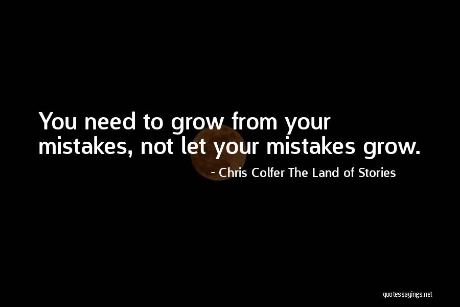 Lessons From Mistakes Quotes By Chris Colfer The Land Of Stories Lessons From Mistakes Quotes By Chris Colfer The Land Of Stories