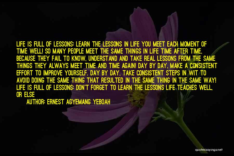Lessons From The Past Quotes By Ernest Agyemang Yeboah