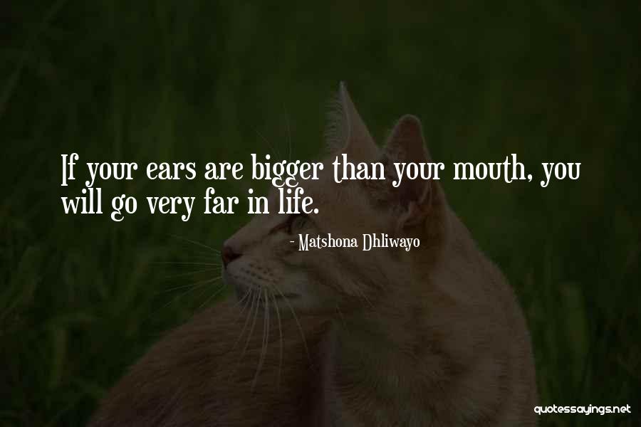 Lessons In Life Quotes By Matshona Dhliwayo