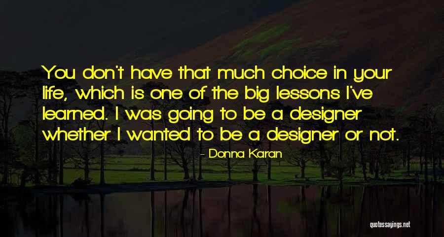 Lessons I've Learned Quotes By Donna Karan Lessons I've Learned Quotes By Donna Karan