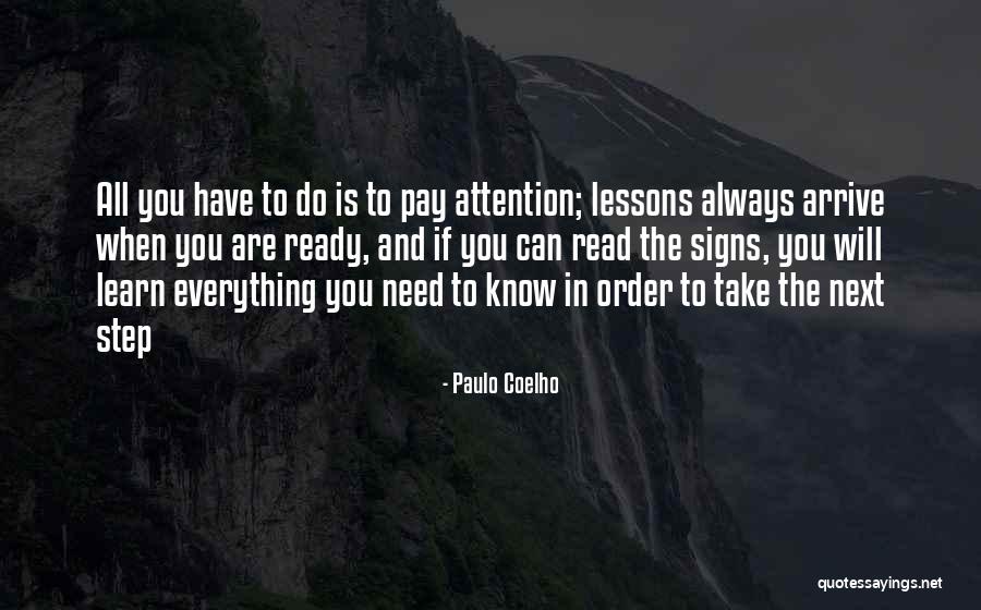 Lessons Learn Quotes By Paulo Coelho Lessons Learn Quotes By Paulo Coelho