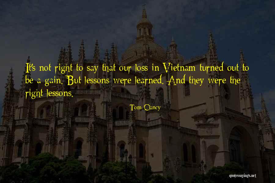 Lessons Learned From The Past Quotes By Tom Clancy Lessons Learned From The Past Quotes By Tom Clancy
