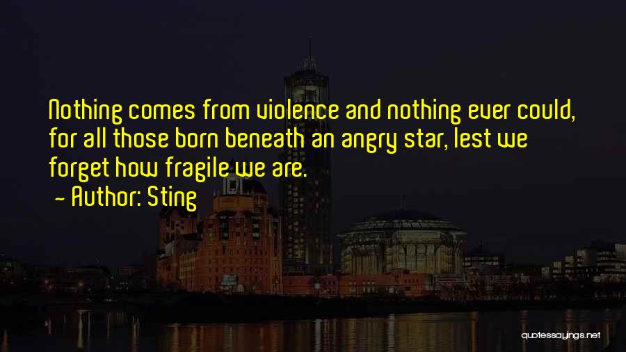 Lest We Forget Quotes By Sting