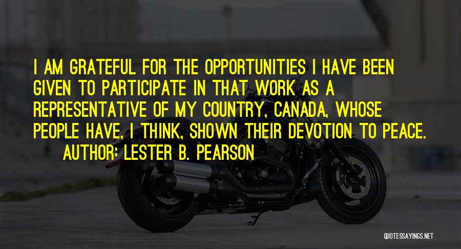 Lester B. Pearson Quotes 1033398
