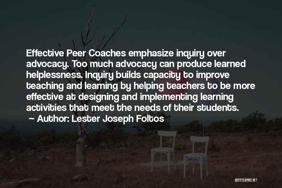 Lester Joseph Foltos Quotes 363498