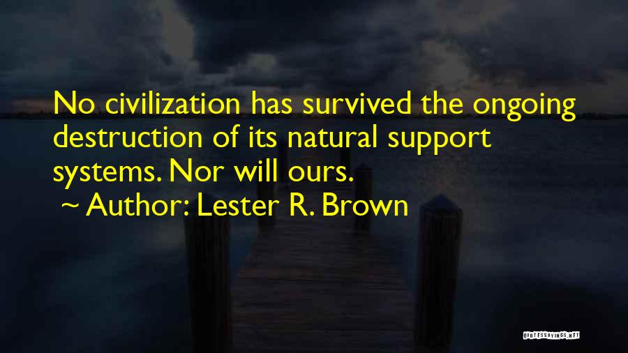 Lester R. Brown Quotes 1136192