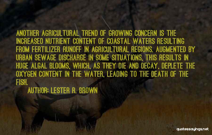 Lester R. Brown Quotes 1786360