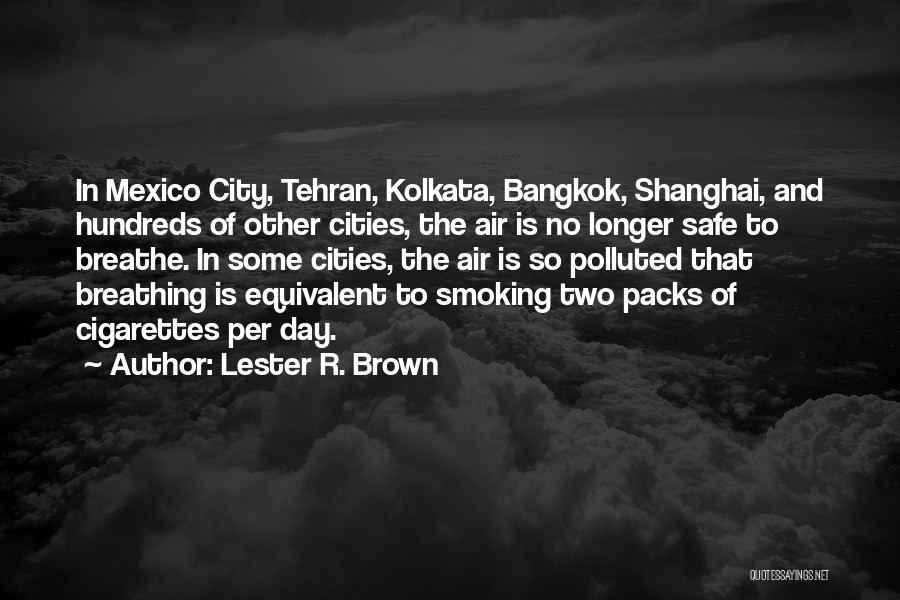 Lester R. Brown Quotes 409927