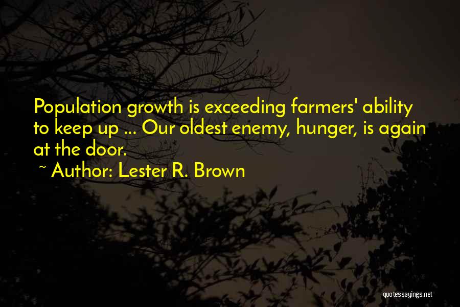 Lester R. Brown Quotes 828078