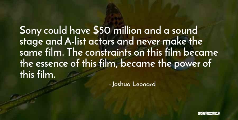 Leszek Stadnik Quotes By Joshua Leonard