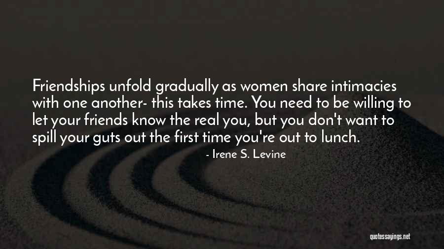 Let Be Friends Quotes By Irene S. Levine