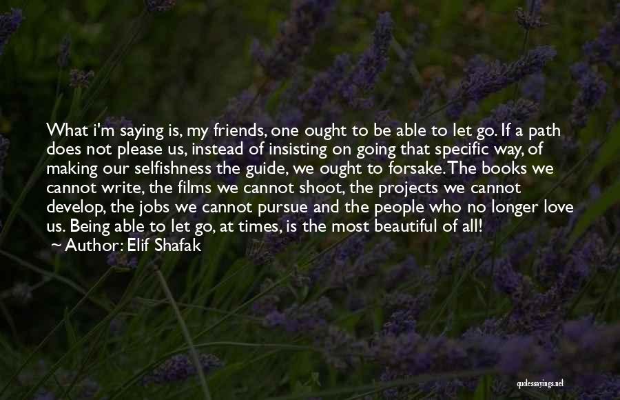 Let Go Friends Quotes By Elif Shafak