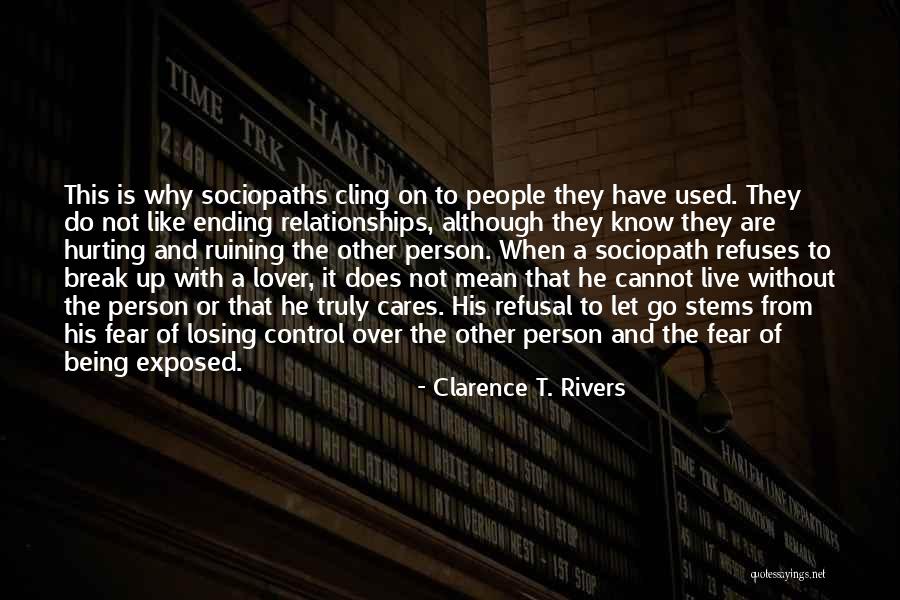 Let Go Of Fear Quotes By Clarence T. Rivers Let Go Of Fear Quotes By Clarence T. Rivers