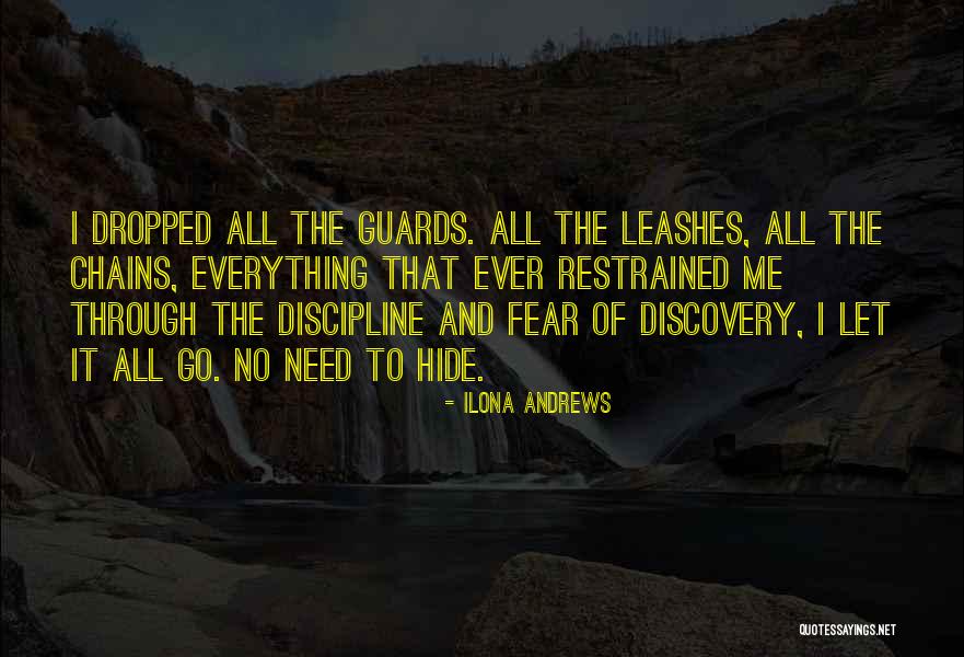 Let Go Of Fear Quotes By Ilona Andrews Let Go Of Fear Quotes By Ilona Andrews