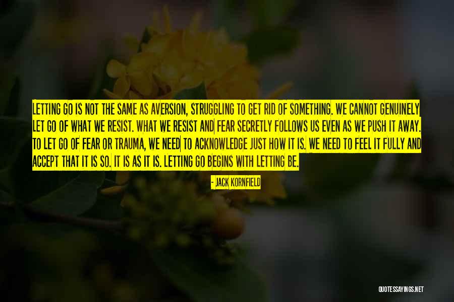 Let Go Of Fear Quotes By Jack Kornfield Let Go Of Fear Quotes By Jack Kornfield