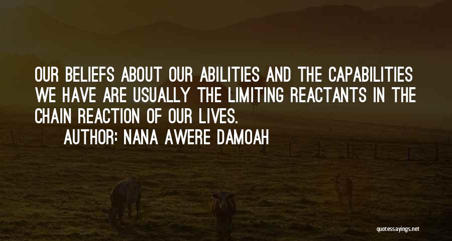Let Go Of Limiting Beliefs Quotes By Nana Awere Damoah