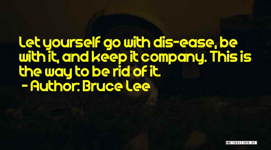 Let Go Of Negativity Quotes By Bruce Lee