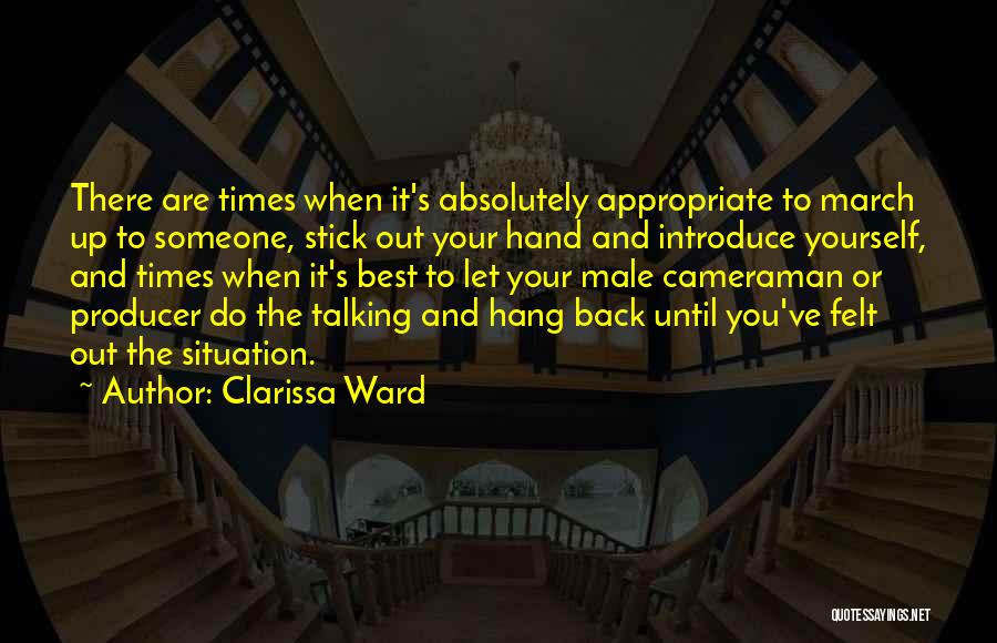 Let Hang Out Quotes By Clarissa Ward