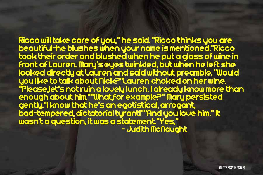 Let Her Know She's Beautiful Quotes By Judith McNaught Let Her Know She's Beautiful Quotes By Judith McNaught