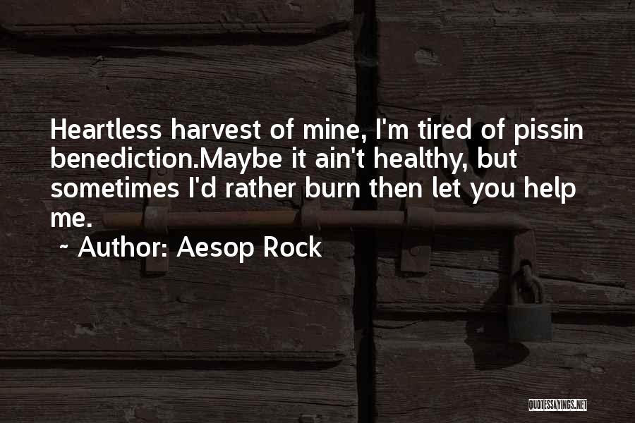 Let It Burn Quotes By Aesop Rock