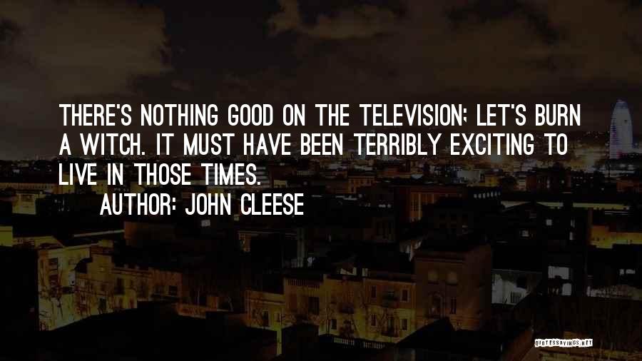 Let It Burn Quotes By John Cleese