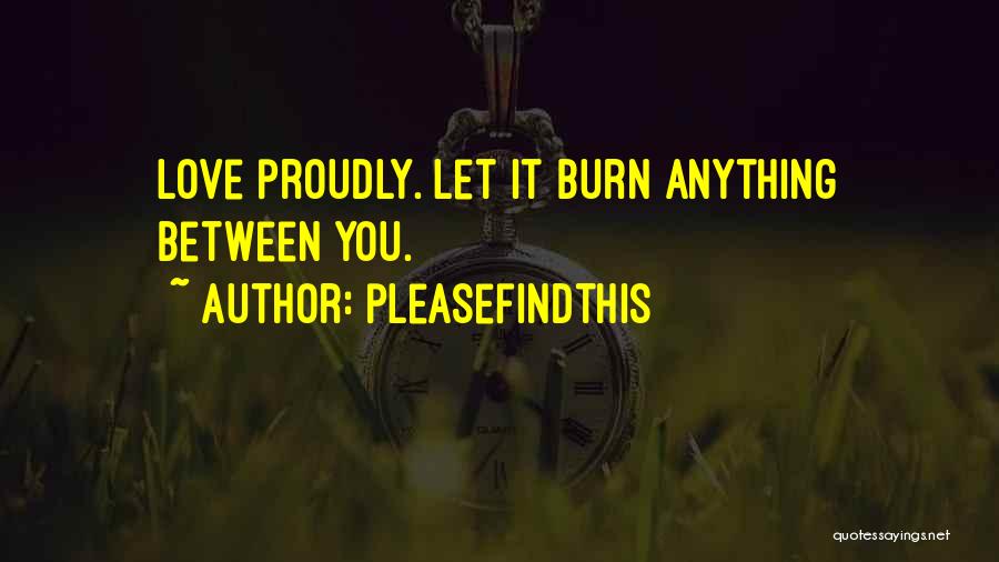 Let It Burn Quotes By Pleasefindthis