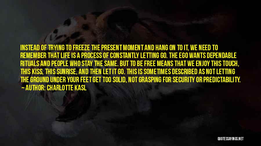 Let It Go Free Quotes By Charlotte Kasl