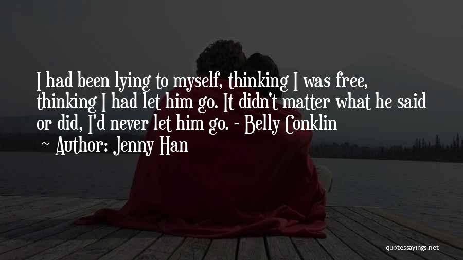 Let It Go Free Quotes By Jenny Han