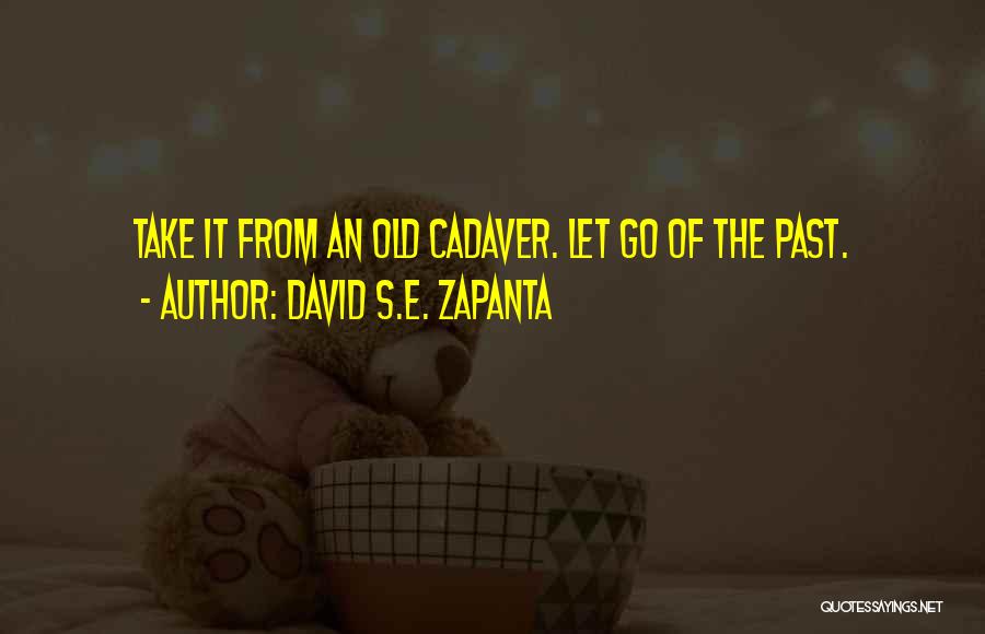 Let It Go Of The Past Quotes By David S.E. Zapanta