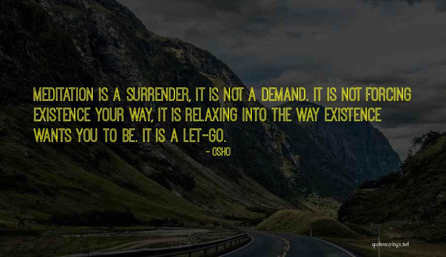 Let It Go Quotes By Osho