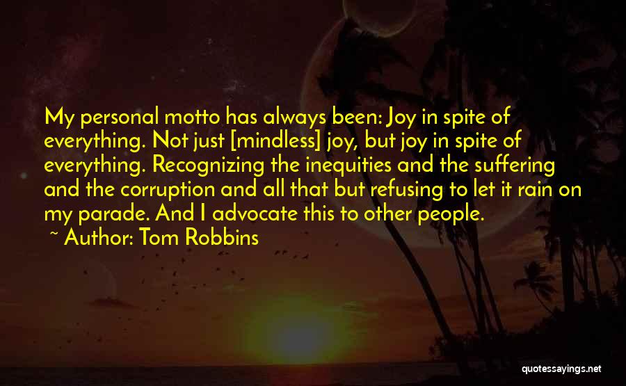 Let It Rain Quotes By Tom Robbins