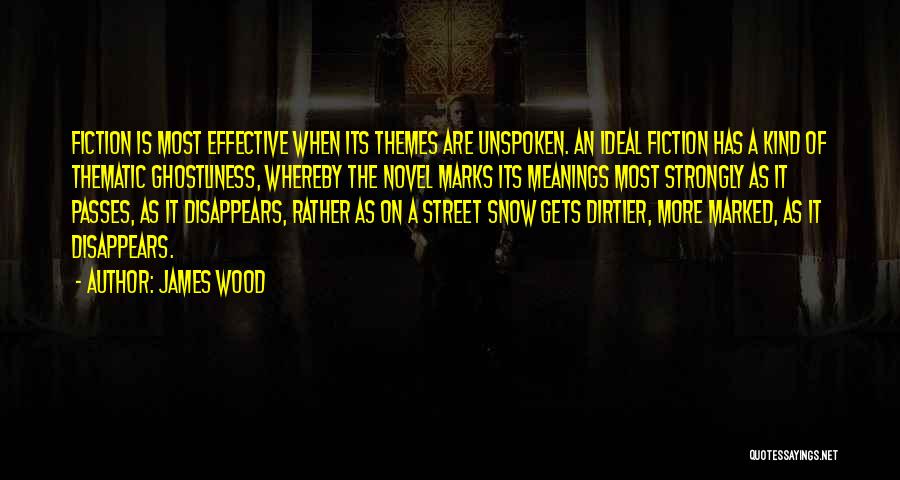 Let It Snow Novel Quotes By James Wood