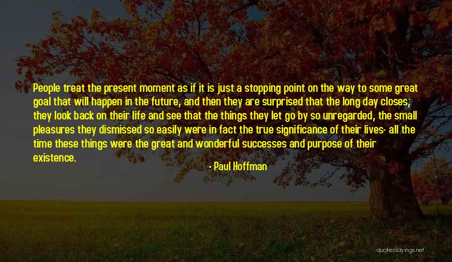 Let Life Happen Quotes By Paul Hoffman