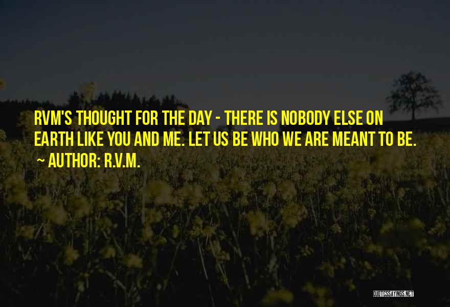 Let Me Be There For You Quotes By R.v.m.