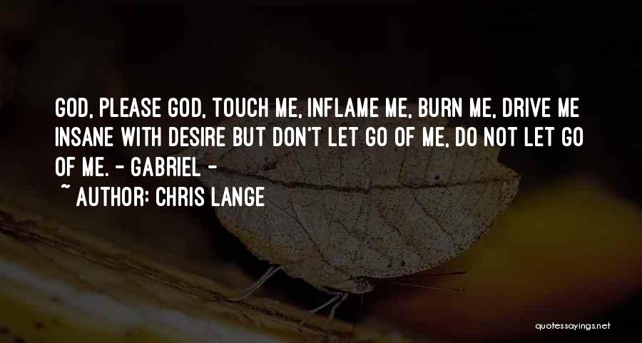 Let Me Burn Quotes By Chris Lange