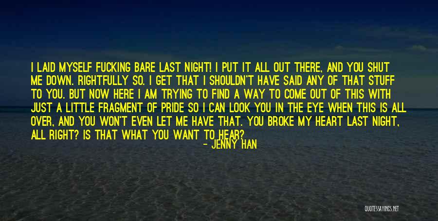 Let Me Find Myself Quotes By Jenny Han