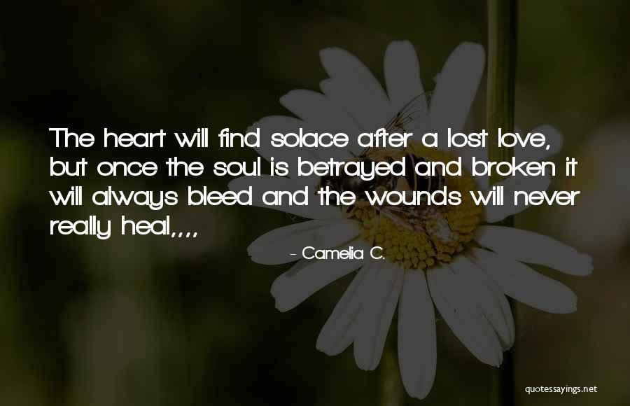 Let Me Heal Your Broken Heart Quotes By Camelia C.