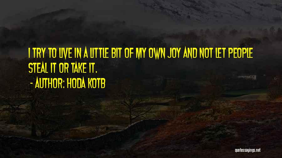 Let No One Steal Your Joy Quotes By Hoda Kotb