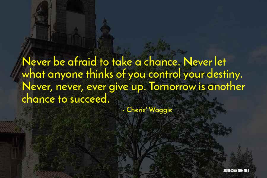 Let Take A Chance Quotes By Cherie' Waggie