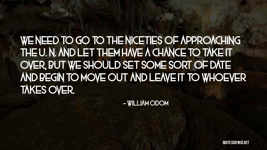 Let Take A Chance Quotes By William Odom