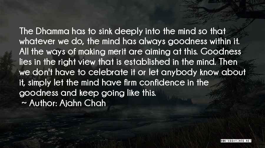 Let That Sink In Quotes By Ajahn Chah