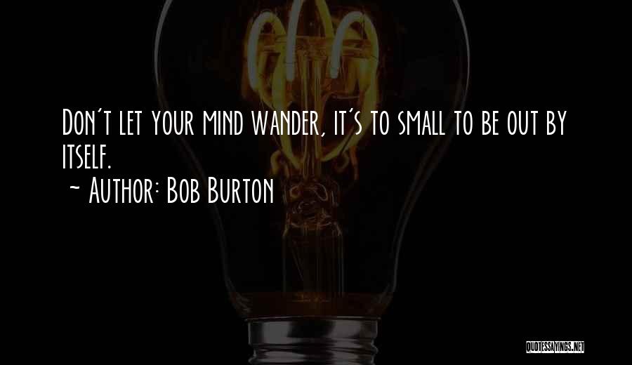 Let The Mind Wander Quotes By Bob Burton