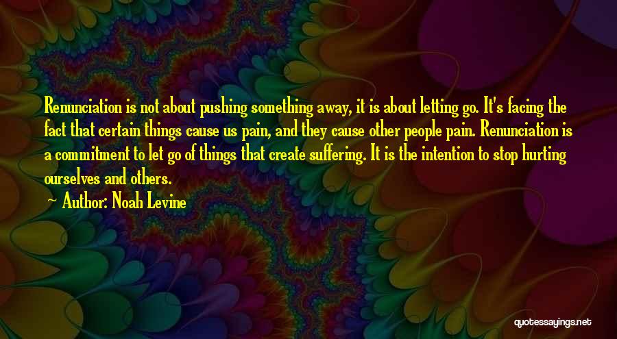 Let The Pain Go Away Quotes By Noah Levine